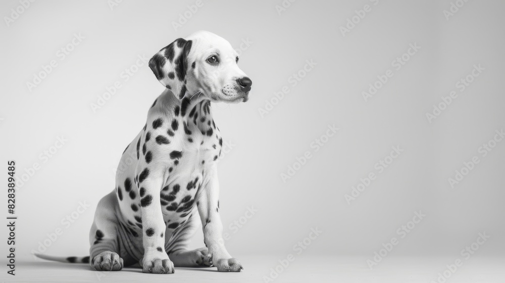 The Dalmatian Puppy Portrait The Dalmatian Puppy Portrait