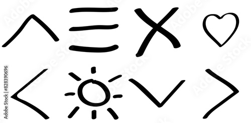 Mega Set Of Vector Nakstudio Icons Silhouette Vector Logo Design Containing Handmade,Chevron,Arrow,Close Set Vector Flat Line Icons