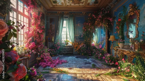 Wallpaper Mural A room filled with lots of flowers and plants Torontodigital.ca