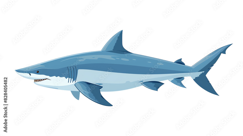 shark on white transparent background shark on white transparent background