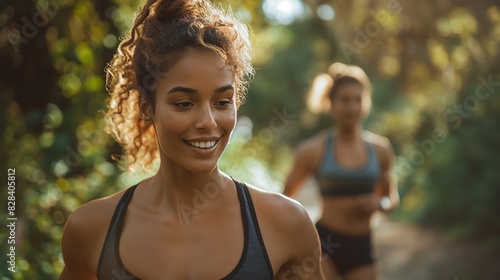 Women running sports lifestyle healthy