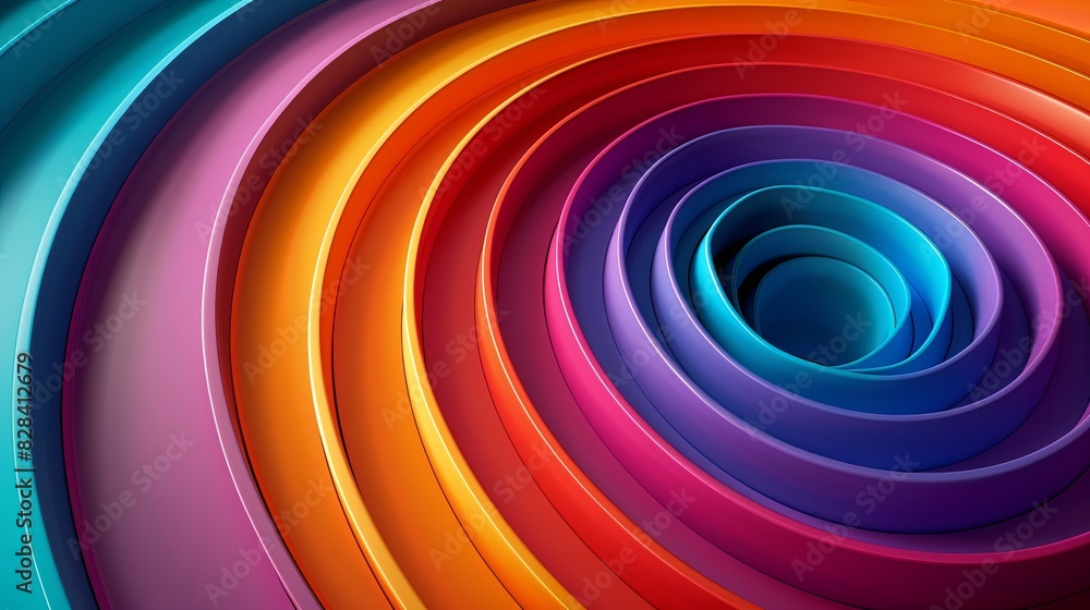 Vibrant Abstract Color Circles Wallpaper Vibrant Abstract Color Circles Wallpaper