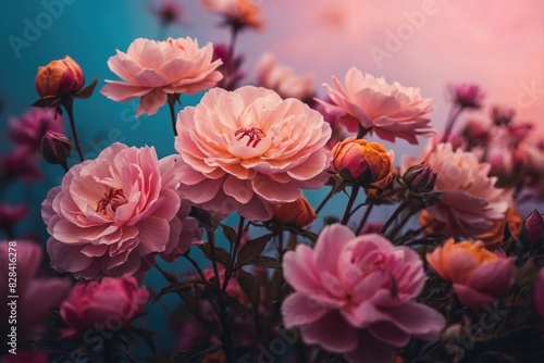 Wallpaper Mural Colorful flowers in the field Torontodigital.ca