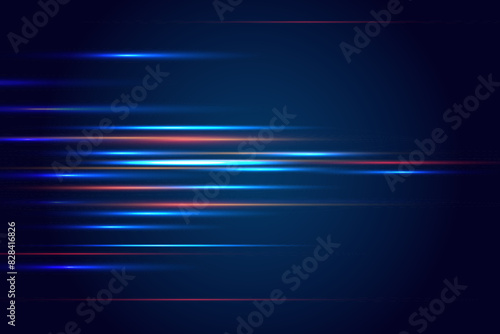 High speed movement design. Hi-tech. Abstract technology background. Vector illustration.