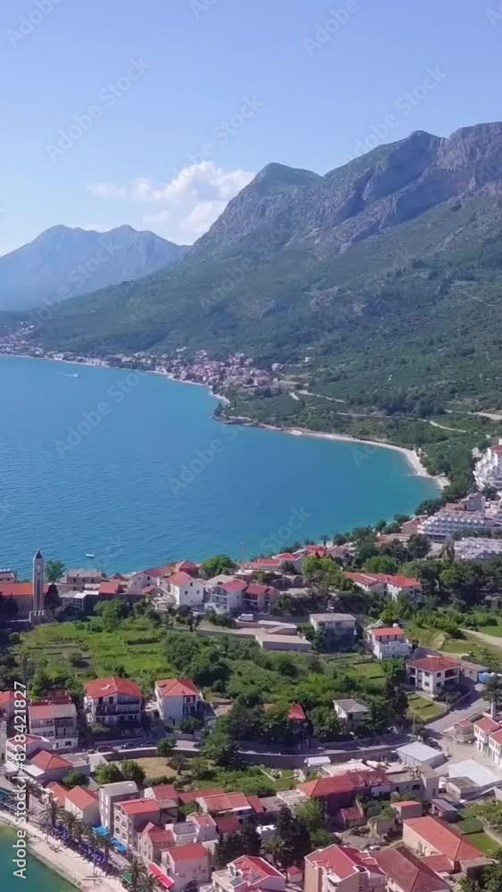 Aerial view of beautiful Croatia landscape Aerial view of beautiful Croatia landscape