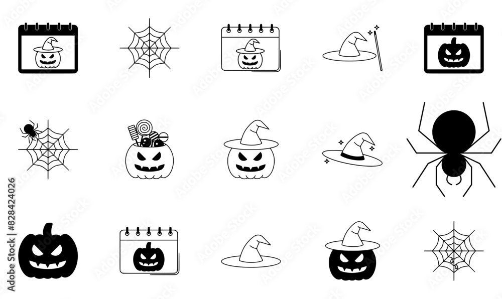 Mega Set Of Vector Halloween Icons Web Header Banner Design Containing Halloween,Scary,Pumpkin,Halloween-Pumpkin,Spooky Solid Icon Collection. Vector Illustration Mega Set Of Vector Halloween Icons Web Header Banner Design Containing Halloween,Scary,Pumpkin,Halloween-Pumpkin,Spooky Solid Icon Collection. Vector Illustration