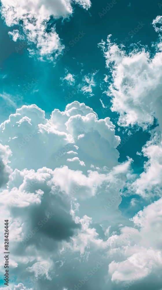 Serene cloud sky background. Vertical background
Serene cloud sky background. Vertical background