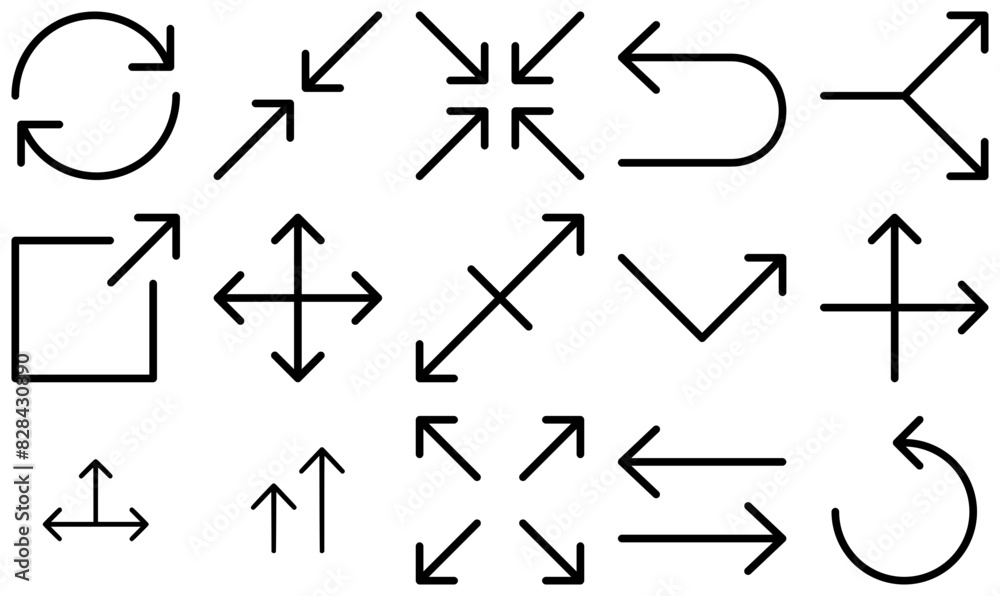 Mega Set Of Vector Arrow Glyph Isolated Silhouette Solid Icons With Direction,Arrow,Spread,Refresh,Move Vector Icons Illustration Collection Mega Set Of Vector Arrow Glyph Isolated Silhouette Solid Icons With Direction,Arrow,Spread,Refresh,Move Vector Icons Illustration Collection