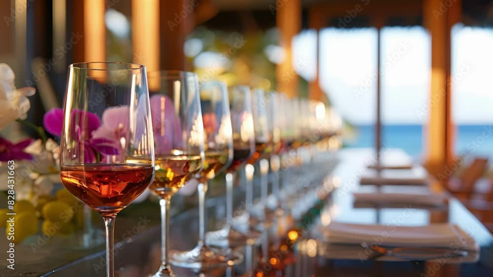 The guests are treated to a variety of wine tastings each showcasing the distinct flavors influenced by the tropical climate. The guests are treated to a variety of wine tastings each showcasing the distinct flavors influenced by the tropical climate.