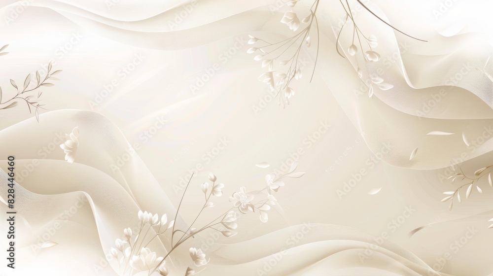 A white background with a flowery design. The flowers are arranged in a way that they look like they are floating A white background with a flowery design. The flowers are arranged in a way that they look like they are floating