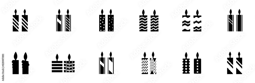 Set Of Candles Vector Symbols Apps, Websites Ui Designs Suitable For Light,Party,Celebration,Candles,Fire Business Infographic Elements Logo Vector Illustration Set Of Candles Vector Symbols Apps, Websites Ui Designs Suitable For Light,Party,Celebration,Candles,Fire Business Infographic Elements Logo Vector Illustration