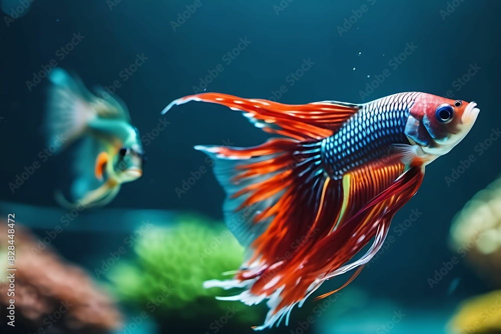 fish in aquarium fighting fish fish in aquarium fighting fish