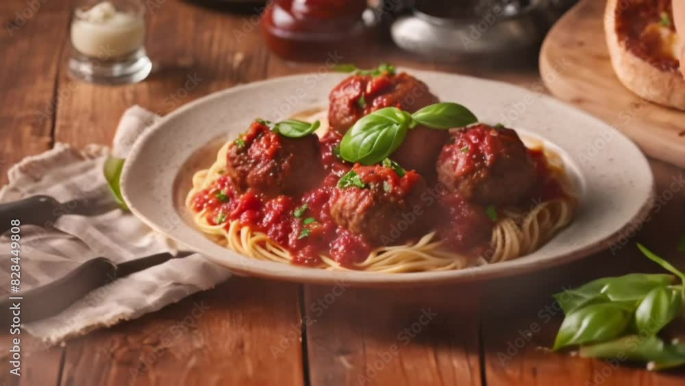 meatballs with tomato sauce in cast iron skillet meatballs with tomato sauce in cast iron skillet