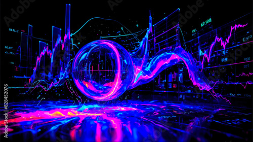 Financial big data visualization. Visual information complexity.