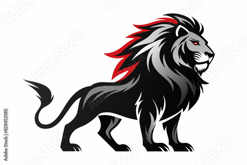 lion logo vector illustration
