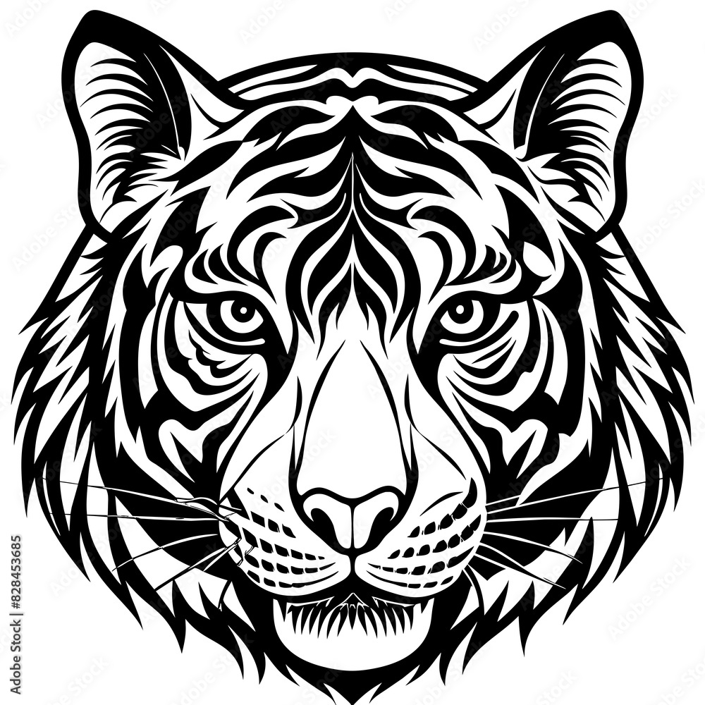 tiger head vector tiger head vector