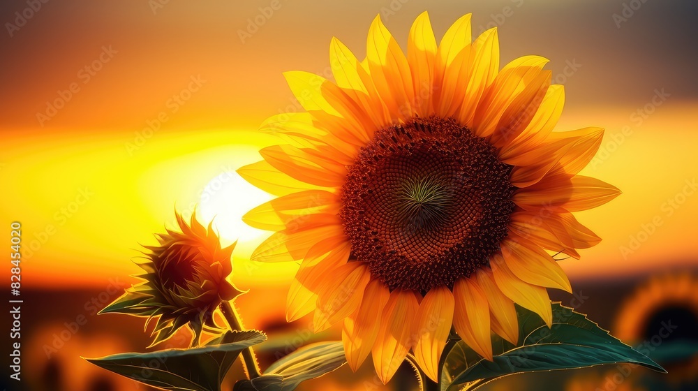 Fototapeta premium sunflower UHD Wallpaper