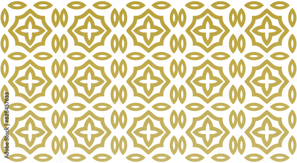 Pattern repeated objects pattern banner.