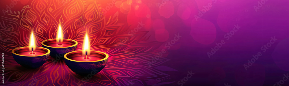 illustation of Diwali festival of lights tradition Diya oil lamps against dark background
A traditional Indian art of decorating the entrance to a house. Diwali festival holiday design.
illustation of Diwali festival of lights tradition Diya oil lamps against dark background
A traditional Indian art of decorating the entrance to a house. Diwali festival holiday design.