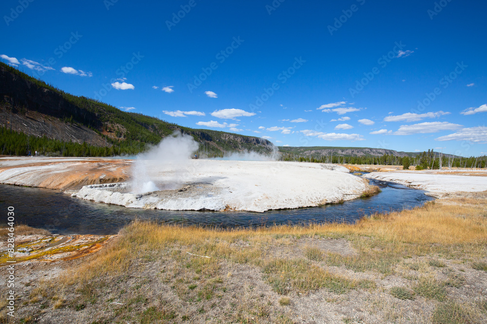 Black sands geyser basin
