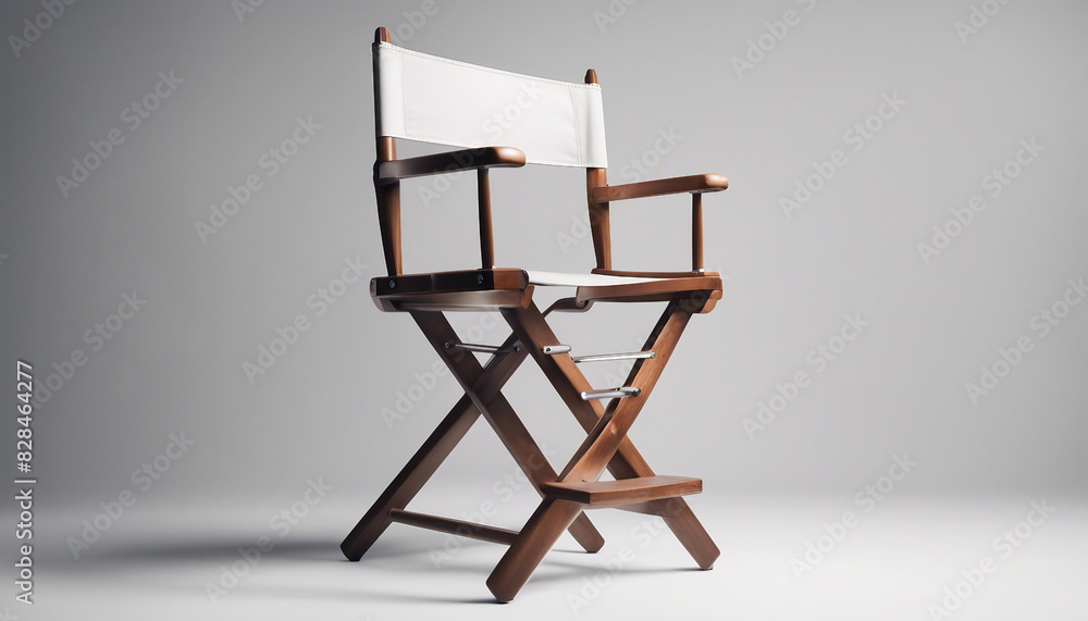 director's chair, isolated white background, copy space for text
director's chair, isolated white background, copy space for text