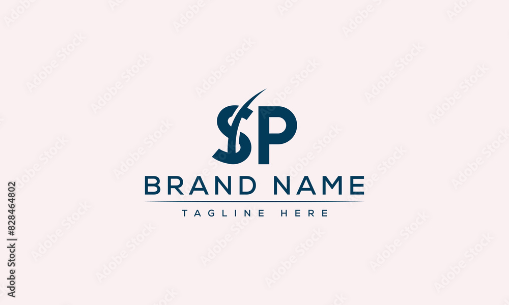 Logo design letter SP . Elegant modern. Vector template. Logo design letter SP . Elegant modern. Vector template.