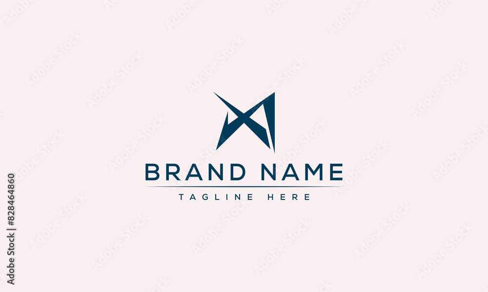 Logo design letter M . Elegant modern. Vector template. Logo design letter M . Elegant modern. Vector template.