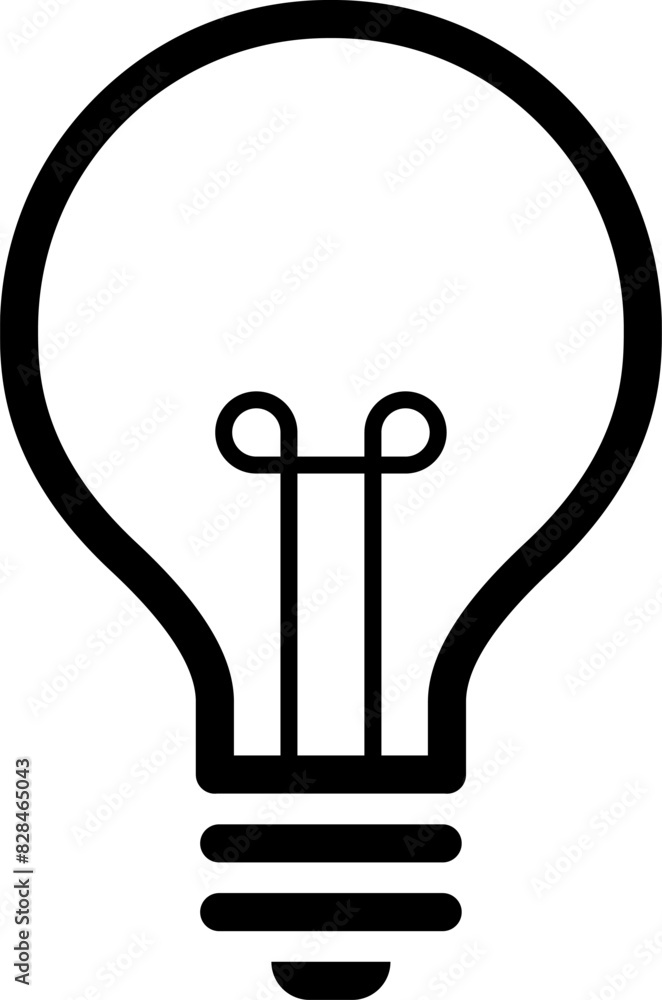 Light Bulb line icon vector, isolated on white background. Idea sign, solution, thinking concept. Lighting Electric lamp, electricity, shine, shiny. Flat style for graphic design, logo, web site, UI. Light Bulb line icon vector, isolated on white background. Idea sign, solution, thinking concept. Lighting Electric lamp, electricity, shine, shiny. Flat style for graphic design, logo, web site, UI.