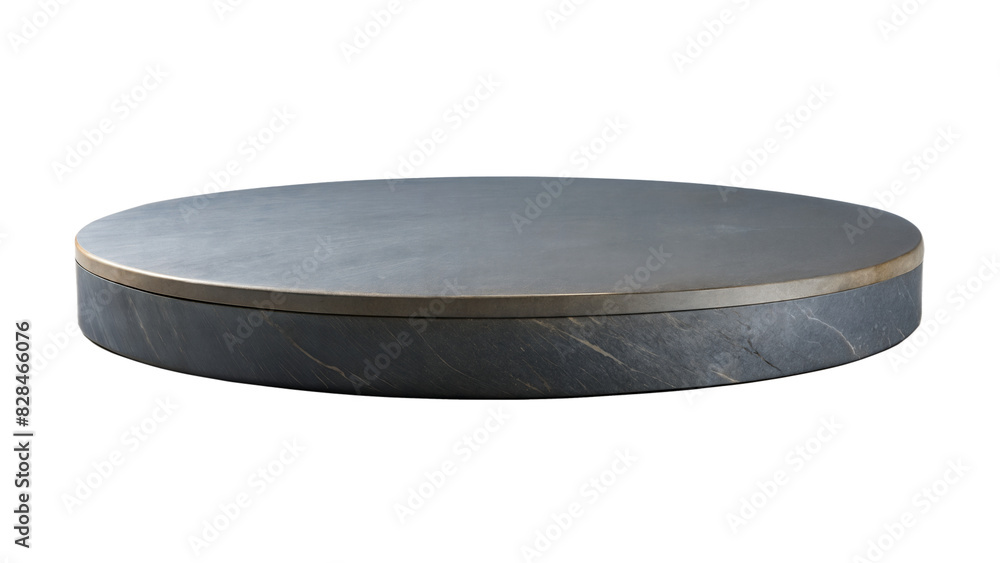 Circular Slate Podium – Elegant Design: An elegant, circular slate podium, providing a refined display surface for premium products, isolated on a white background.
Circular Slate Podium – Elegant Design: An elegant, circular slate podium, providing a refined display surface for premium products, isolated on a white background.