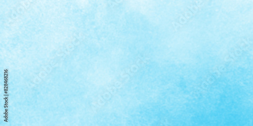 Abstract grunge tint light blue watercolor background. The sky blue texture clouds. Good weather and beautiful nature in the morning.