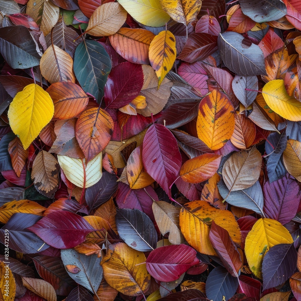 Autumn Leaf Texture Background, Colored Autumn Tree Leaves Pattern, Red Orange Foliage Banner, Fall Leaf Autumn Leaf Texture Background, Colored Autumn Tree Leaves Pattern, Red Orange Foliage Banner, Fall Leaf
