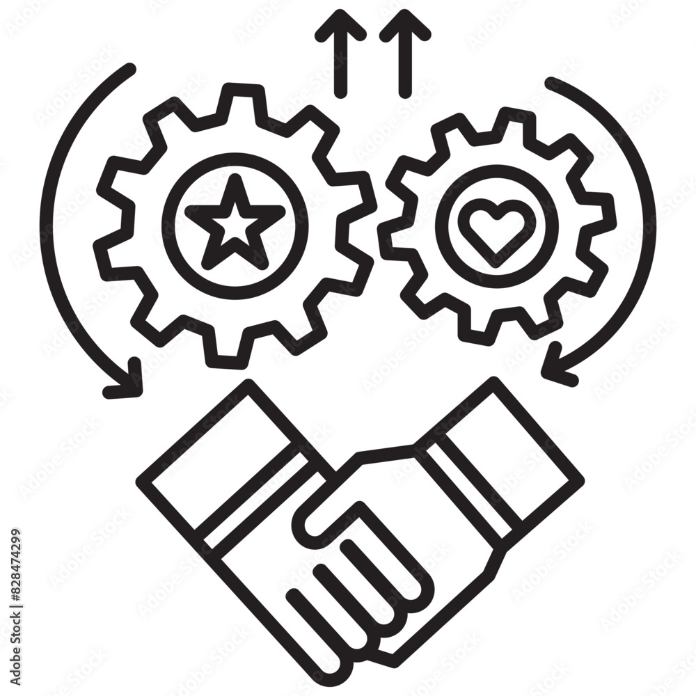 strategic alliances icon vector sign strategic alliances icon vector sign