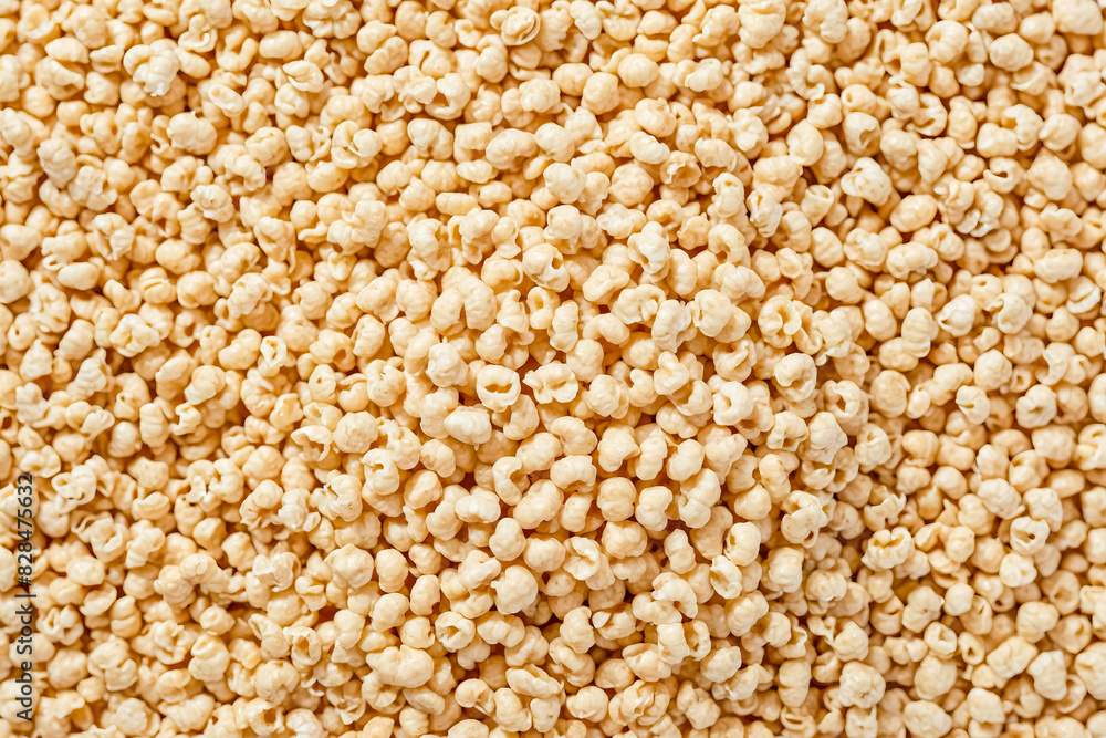 Close Up of Beige Popcorn Close Up of Beige Popcorn