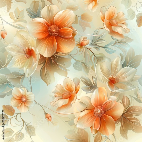 Hand-Painted Botanical Floral Illustration Design