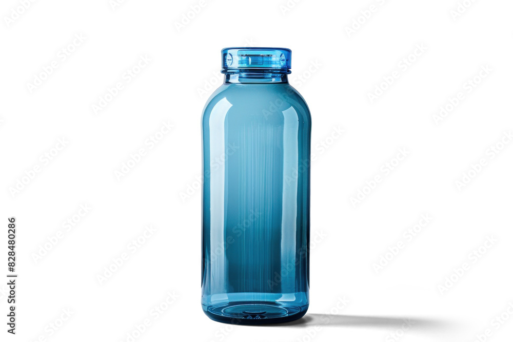 Blue Plastic Water Bottle Blue Plastic Water Bottle