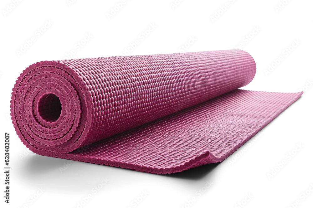 Fototapeta premium Rolled Pink Yoga Mat