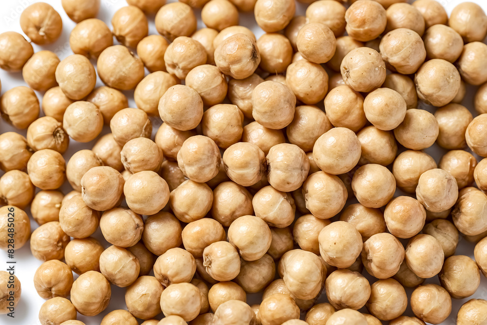 Close-up of Unpeeled Chickpeas Close-up of Unpeeled Chickpeas
