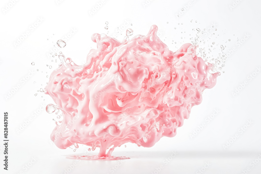 Pink Liquid Splash Pink Liquid Splash