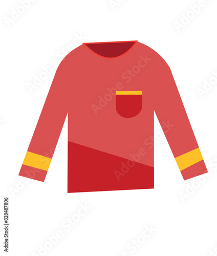 Spring Clothing. Clothing and items for spring season. Seasons vector illustration set