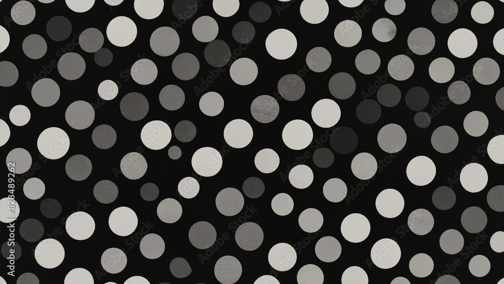 black and white dots black and white dots