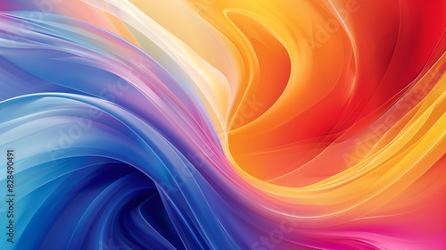 Wallpaper Mural abstract background with multicolored silk fabric, close-up,Abstract colorful  background, color flow liquid wave for design brochure, website, flyer. Stream fluid. Acrylic paint
 Torontodigital.ca