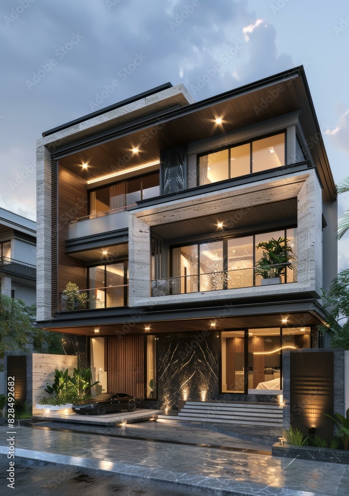 Fototapeta premium Modern Villa Design Inspiration