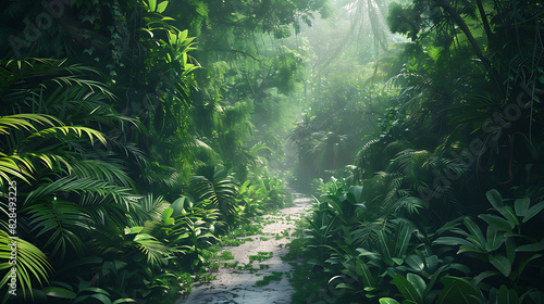 tropical forest in the morning © Zardamina