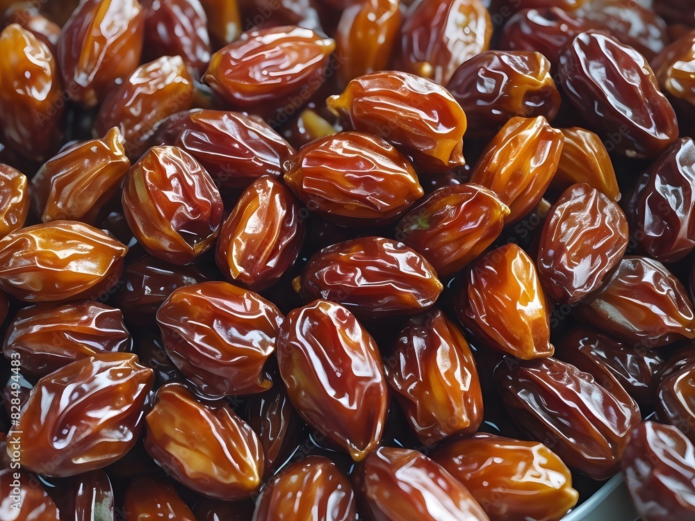 dates close up. date palm background. Date palm on a traditional craftsman market.Horizontal image. dates close up. date palm background. Date palm on a traditional craftsman market.Horizontal image.