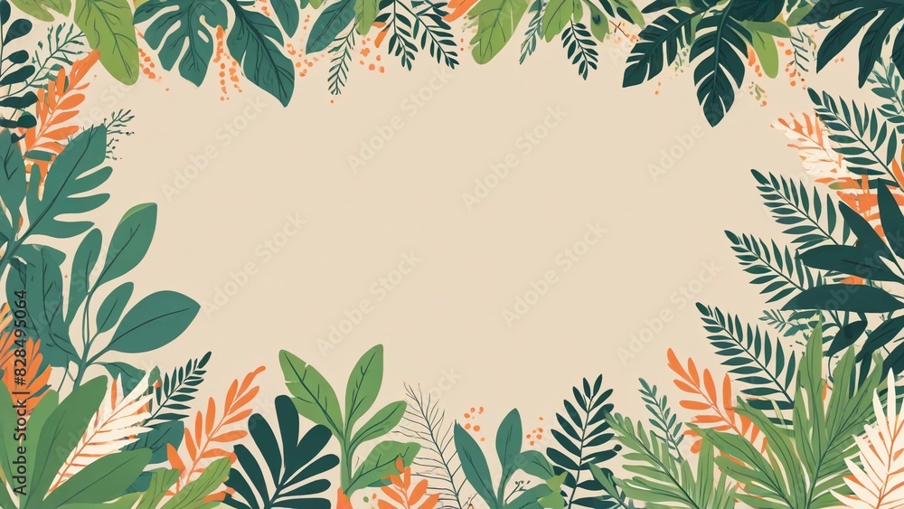 Background grass and flowers Background grass and flowers