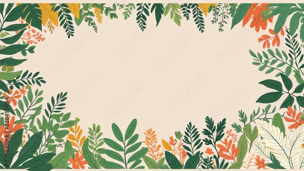 Background grass and flowers Background grass and flowers