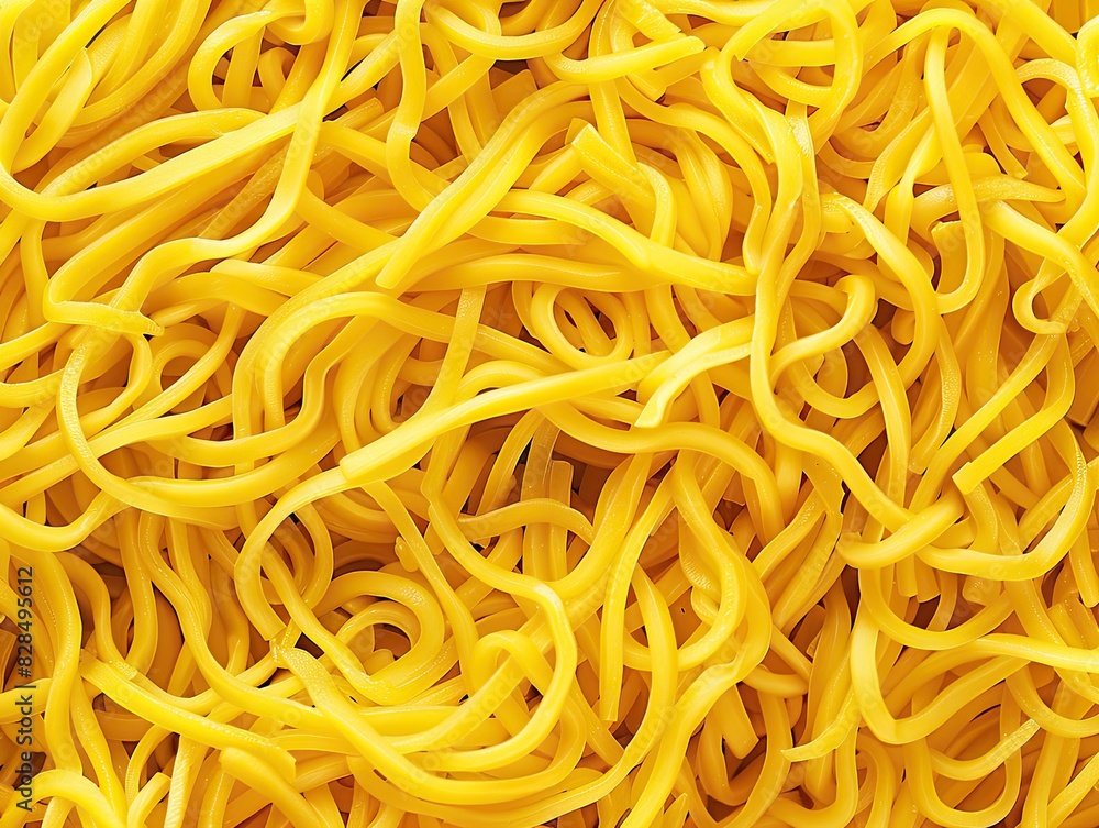 Abstract Texture of Yellow Pasta
