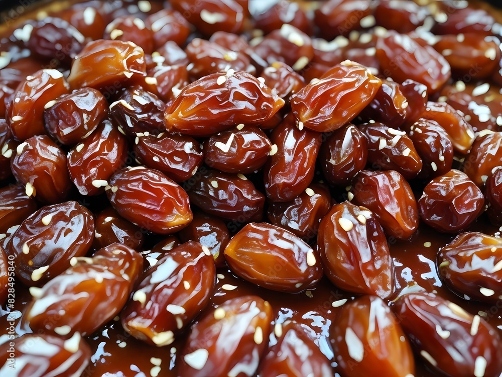 dates close up. date palm background. Date palm on a traditional craftsman market.Horizontal image. dates close up. date palm background. Date palm on a traditional craftsman market.Horizontal image.