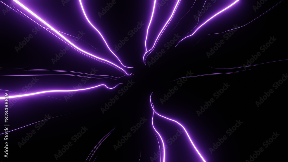 Purple electricity neon glowing lights thunderstorm lightning storm footage on black sky isolated. 8k Purple electricity neon glowing lights thunderstorm lightning storm footage on black sky isolated. 8k