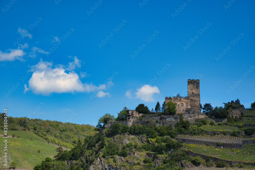 castle fortified, Ehrenfels, Germany castle fortified, Ehrenfels, Germany